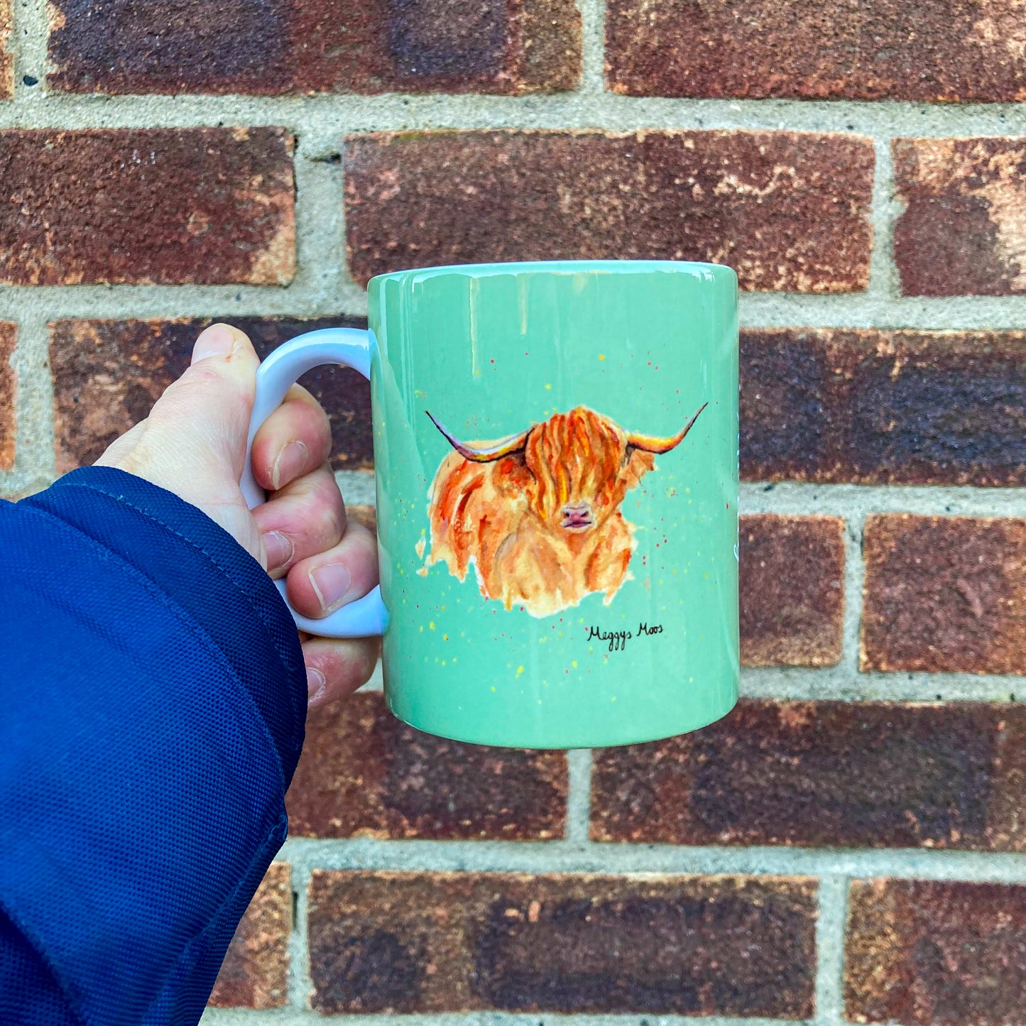 highland cow mug