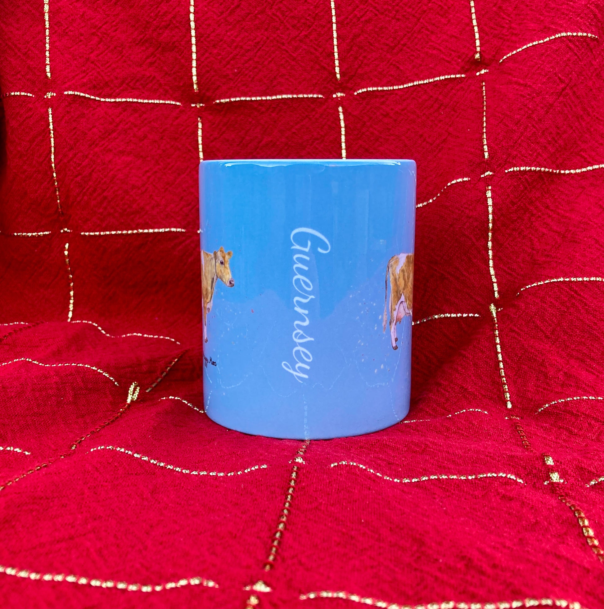 Guernsey cattle mug gift