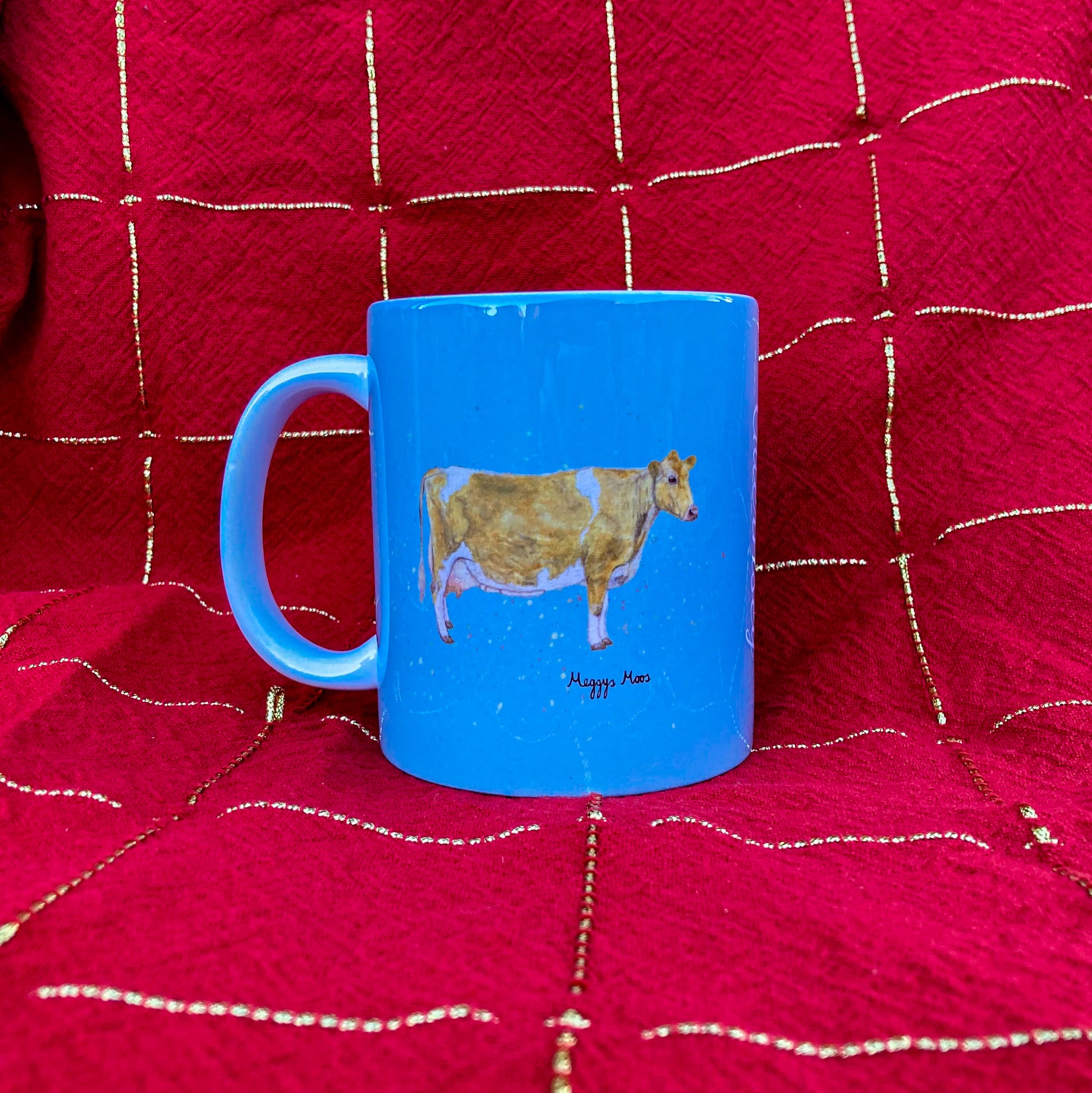 Guernsey cow mug