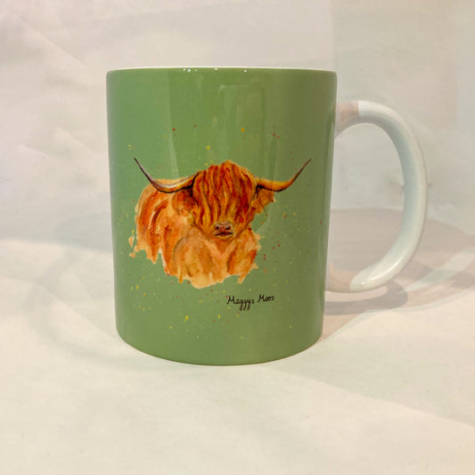 highland cow mug