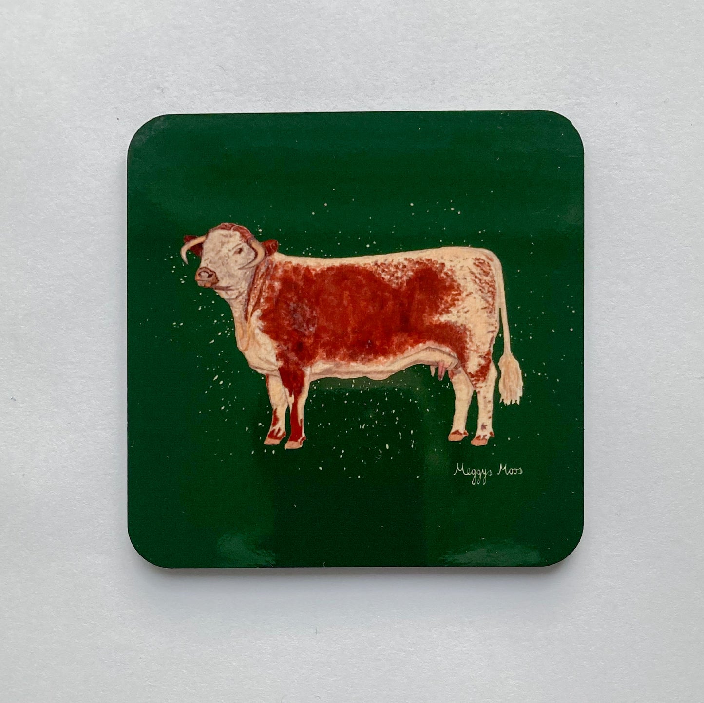 Longhorn Cow Coaster