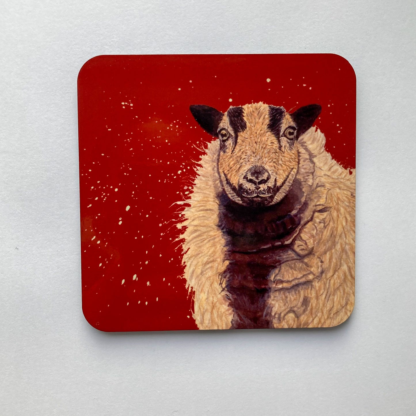 Badger Face Sheep Coaster