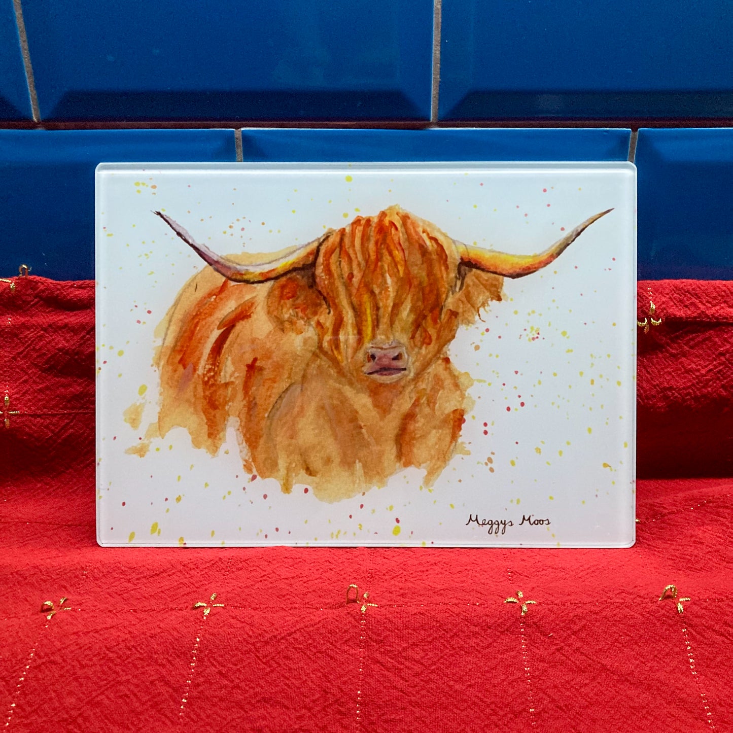 Morag Highland Cow Chopping Board