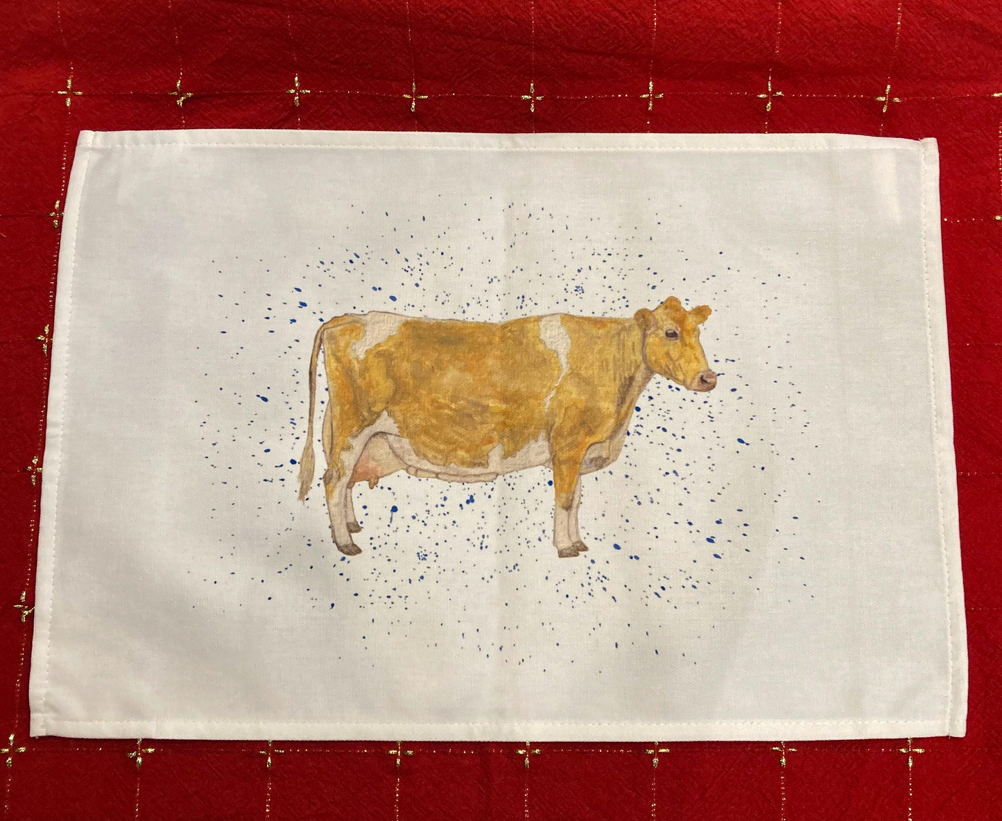 Guernsey Cow Tea Towel