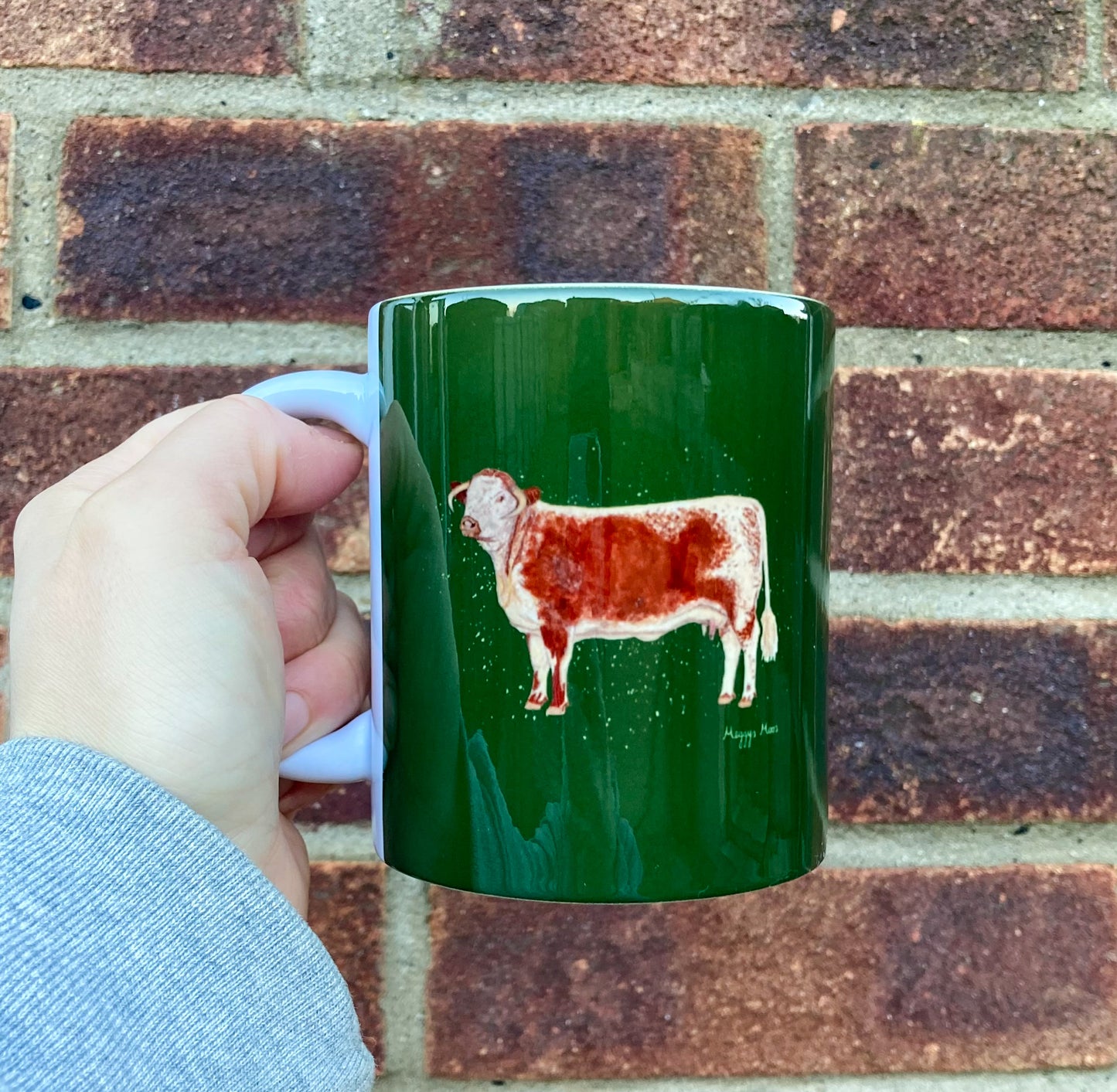 Longhorn Cow Mug