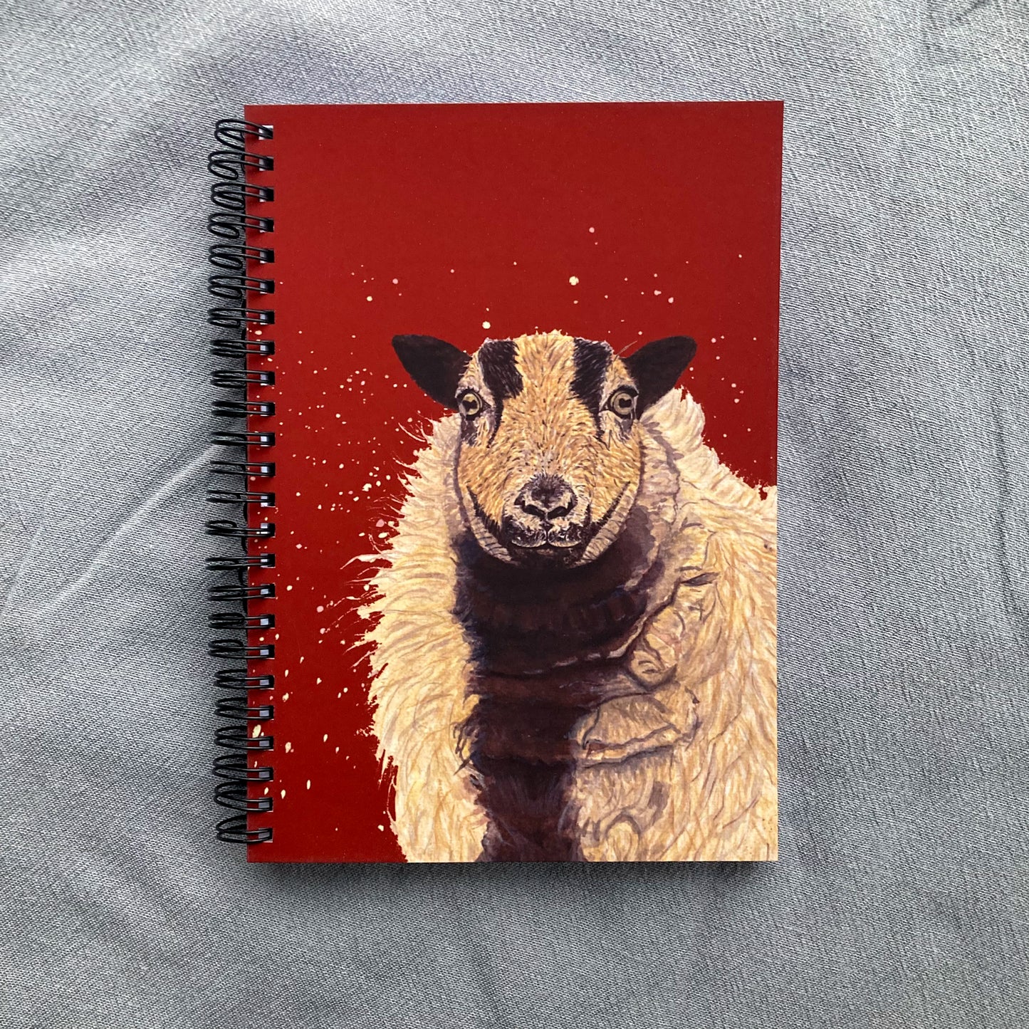 Badger Face Sheep Notebook